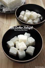 Rice Cooker Ketupat Rice Cooker Rice Cakes Recipe Indonesian Food Rice Cakes Food