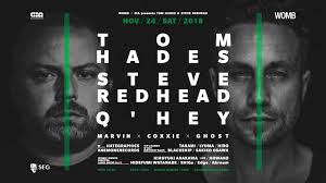 ベルギーテクノシーンの中心人物TOM HADESとSTEVE REDHEADが揃ってWOMBに出演