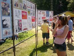 Fête de lutte ouvrière, le 9 avril 2016, à la roselière, à montbéliard, en présence de nathalie arthaud. Exposition De Dessins De Presse A La Fete De Lutte Ouvriere 2012 Contenus Et Photos