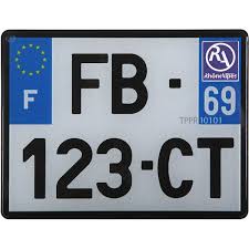 Chevron_right feu de plaque immatriculation et recul r5. Plaque Immatriculation Moto Alu 170 X 130 Mm Departement 16 Feu Vert