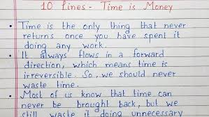 We did not find results for: Write 10 Lines On Time Is Money 10 Line Essay English Youtube