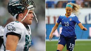 5 ft 7 in / 170 cm, weight: Love Is A Playing Field Cuddling Up With Julie Johnston And Zach Ertz At The Women S World Cup