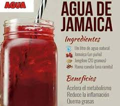 Jugo De Agua De Jamaica Detox Water Healthy Juices Lemon Detox Water