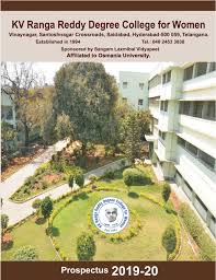 Kv Ranga Reddy Degree College For Women