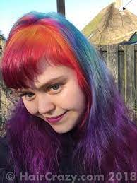Aodhamair Directions Cerise Directions Coral Red Directions Flamingo Pink Directions Fluorescent Multi Colored Hair Hair Photo Coloured Hair