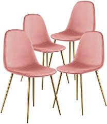 This duhome accent chair is a stylish and sturdy addition to any home in need of an update timeless faux leather upholstery is a welcome complement to any décor, modern or traditional choose from three gorgeous colorways: Amazon Com Kitchen Dining Room Chairs Pink Chairs Kitchen Dining Room Furniture Home Kitchen