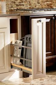 Test drive omega's 22 painted opaque finishes in our interactive kitchen visualizer where you can change cabinets, walls, flooring and counters. Base Tray Divider Pullout Use Slim Spaces To Store Those Taller Trays In A Kitchen Cabinets Storage Organizers Kitchen Remodel Idea American Woodmark Cabinets