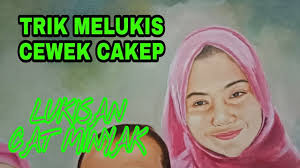 Cara Melukis Cewek Cantik Dengan Mudah Cara Melukis Wajah Lukisan Wajah