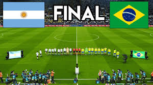 Brazil await the winner of this semifinal showdown, with lionel messi and company looking like the. Argentina Vs Brazil Final Copa America 2021 Gameplay Youtube