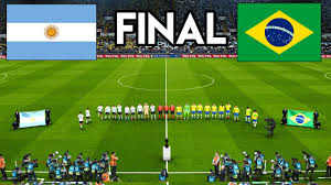 La final que casi nadie recuerda y el gol de maxi lópez que valió una medalla de oro. Argentina Vs Brazil Final Copa America 2021 Gameplay Youtube