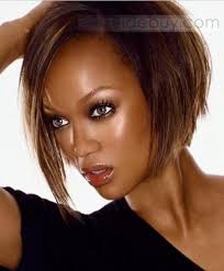Special Cool Tyra Bob Hairstyle Short Straight Black Lace Front Wig 100 Human Hair About 10 Inches Bob Hairstyles Wavy Bob Hairstyles Short Bob Hairstyles