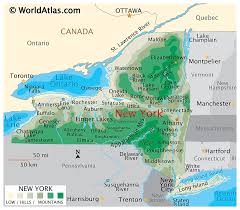 333 miles or 536 km New York Maps Facts World Atlas