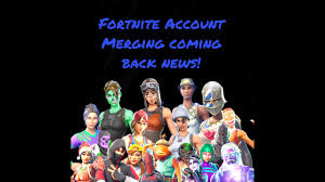 You can now link a primary and secondary account on fortnite. Fortnite Account Merging Coming Back Youtube