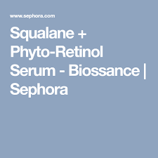 Biossance Squalane Phyto Retinol Serum Review Squalane Phyto Retinol Serum Biossance Sephora Retinol Serum Retinol Serum
