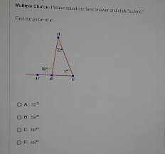 In fact, this is a special case , and you use a. Find The Value Of X Brainly Com