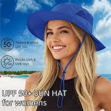 Wide Brim Bucket Hat Connectyle UPF 50+ Wide Brim Sun Hat
