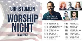 American nights is the seventh studio album by american rock band plain white t's. Chris Tomlin Announces 2018 Worship Night In America Tour Seeks To Unite The Church In Worship And Prayer The Gospel Music Association