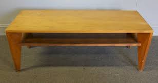 Made of maple and finished with four spindle legs. Russel Wright For Conant Ball Coffee Table Sold At Auction On 26th October Bidsquare