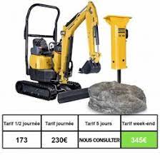 Salam je met a votre disposition des brise roche hmb le poids de l'engin du 6 tonnes au 37. Location Brise Roche Avec Mini Pelle 2t7