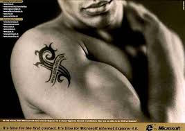 Microsoft Internet Explorer 4.0: "TATTOO" Print Ad by Metzger Lehner  Briccola