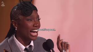 Her acceptance speech was so beautiful ❤️ #doechii #grammys #rap  #blackgirlmagic #grammys2025