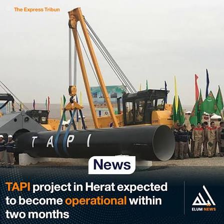 TAPI pipeline nears first gas sales in Afghanistan The Turkmenistan-Afghanistan-Pakistan-India (TAPI) gas pipeline is moving closer to its first commercial gas sales in Afghanistan after years of delays, with Herat expected to