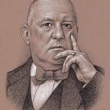 Aleister Crowley Thinking" Art Board Print for Sale by TLSimpkinsArt