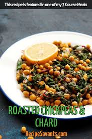 I Conquered This Recipe Roasted Chickpeas And Chard Recipe Chard Recipes Chickpea Recipes Easy Roasted Chickpeas