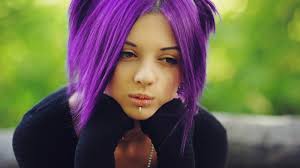 It felt like plastic dead doll hair instead of the silky smooth bouncy hair i used to have. Wallpaper Face Women Outdoors Model Dyed Hair Long Hair Purple Hair Blue Black Hair Brown Eyes Piercing Fashion Skin Clothing Head Girl Beauty Eye Lady Costume Hairstyle Portrait Photography Photo Shoot