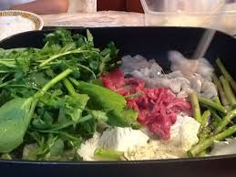 Cambodian S Butter Beer Hot Pot Slice Beef Shrimp Nappa Cabbage Asparagus Water Crest Simple And Delicious Great Hot Pot Food For Thought Food Videos