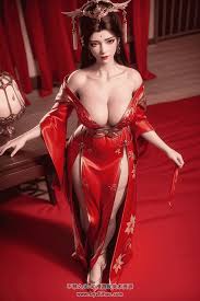 新婚月婵一袭红衫AI绘画作品图包百度网盘下载498MB - 不移之火资源网