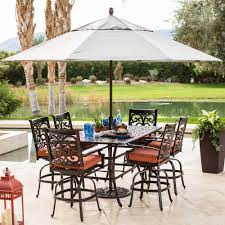 Belham Living San Miguel 7 Pc Gathering Patio Dining Set Target Outdoor Furniture Patio Patio Umbrella