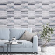 Shop striped wallpaper for sale at decoratorsbest. Orla Wide Stripe Metallic Wallpaper Navy Wallpaper From I Love Wallpaper Uk