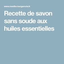 Recette De Savon Sans Soude Aux Huiles Essentielles Recettes De Savon Savon Savon De Noel