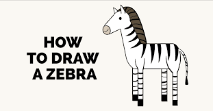 It's perfect for kids and beginners looking for easy pictures to draw. How To Draw A Zebra Really Easy Drawing Tutorial