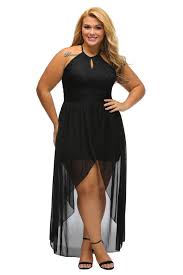 Beyond Stunning This Plus Size Special Occasion Hi Low Dress Is Meant To Wow Featuring A Lace Min Plus Size Club Dresses Plus Size Clubwear Plus Size Dresses