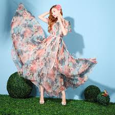 10% coupon applied at checkout. Floral Maxi Dress For Beach Wedding Cheap Online