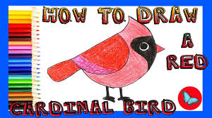 Check spelling or type a new query. How To Draw A Cartoon Red Cardinal Bird Coloring And Drawing For Kids Youtube