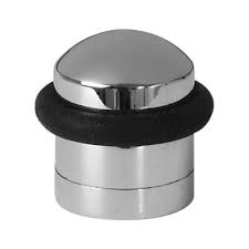 Designer Floor Door Stop 30 X 37mm Polished Chrome Polished Chrome Door Stop Carlisle Brass