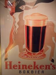 Heineken Bokbier Jaren 60 Beer Poster Vintage Beer Vintage Posters