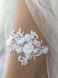 White Bridal Lace Garter Wedding Garter Bridal Gift Garter Etsy Wedding Garter Lace Lace Garter Bridal Lace