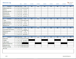 And don't miss out on these free excel templates to organize your life and. Workout Log Template Https Www Spreadsheetshoppe Com