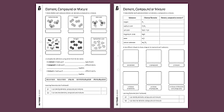 Convert from grams to moles, or moles to grams 1. Ks3 Element Compound Or Mixture Homework Worksheet Worksheet