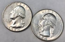 Here We Have A 1954 P And A 1954 S Genuine U S Silver