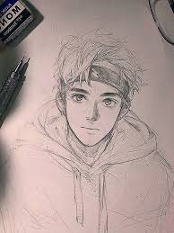 Aesthetic Anime Drawings Black And White Boy Black And White Pencil Sketch Anime Drawing Ideas Rubber In 2020 Anime Tutorial Anime Drawings Art Drawings Sketches Pencil