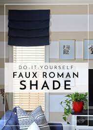 Diy faux roman shade valance. Diy Faux Roman Shades Faux Roman Shades Diy Window Shades Diy Window Treatments
