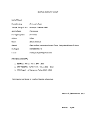 Maybe you would like to learn more about one of these? Daftar Riwayat Hidup Rismaya Lamaran Kerja2