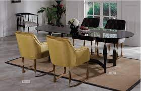 Find your ideal style of dining sets for your home today! China Luxury Dining Room Set 6 Seats Metal Dining Table Set And Dining Chairs China Dining Chairs Dining Room