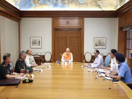 Delhi: Prime Minister Narendra Modi chairs a meeting of the Cabinet  Committee on Security (CCS).