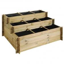 Kruidenbak Grenenhout Up 3 Niveaus Kruidenbakken Moestuinbakken Houten Plantenbakken